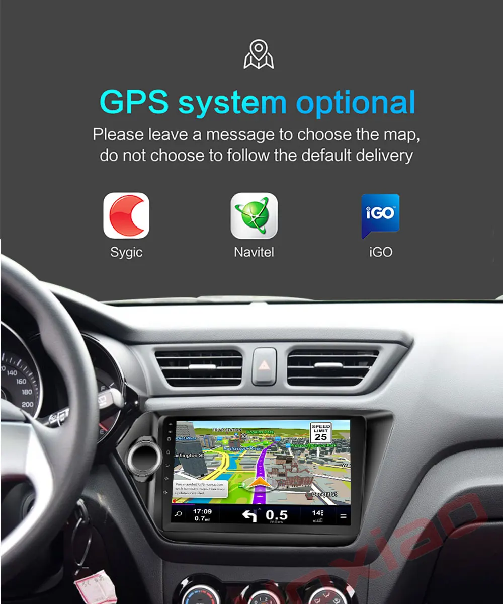 2.5D Android 2G ram 32G rom Автомобильный видео мультимедийный плеер для Kia k2 Rio 3 2010 2011 2012 2013 автомобильный Радио gps навигация