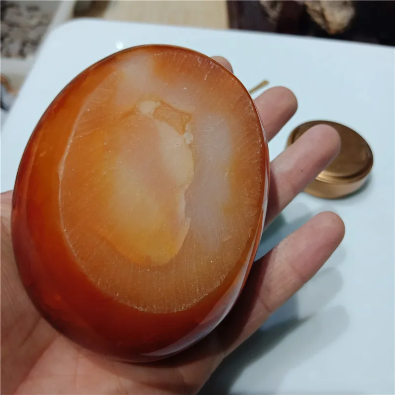 1 шт. 300 г пепельница из натуральной Красной сердолии Агатовая чаша камни нефрита