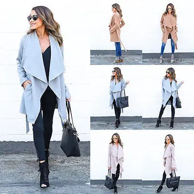 Женская теплая Модная длинная ветронепроницаемая куртка с капюшоном парка