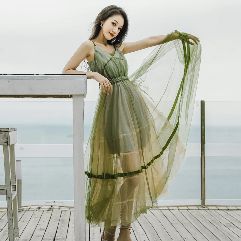 Длинное летнее пляжное платье для женщин одежда 2020 винтажные элегантные