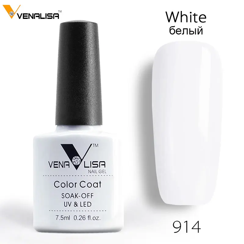 914 White 61508 CANNI, водная основа, без кислоты, грунтовка, горячее, сделай сам, анастомоз, гель для самостоятельного высыхания, Venalisa, гель для ногтей, Базовое покрытие, гель, светодиодный, эмаль, верхнее покрытие - Цвет: 914 White