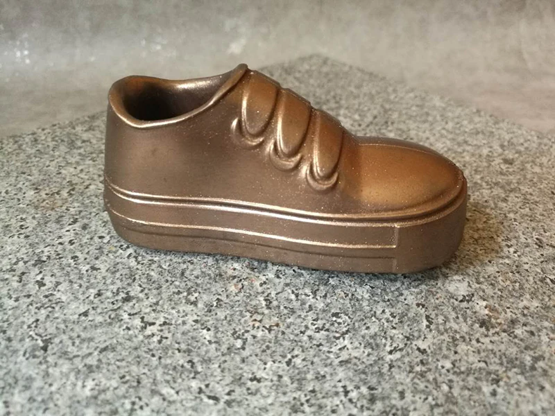 3D Мини детская пластиковая форма для шоколада в форме обуви поликарбонатная