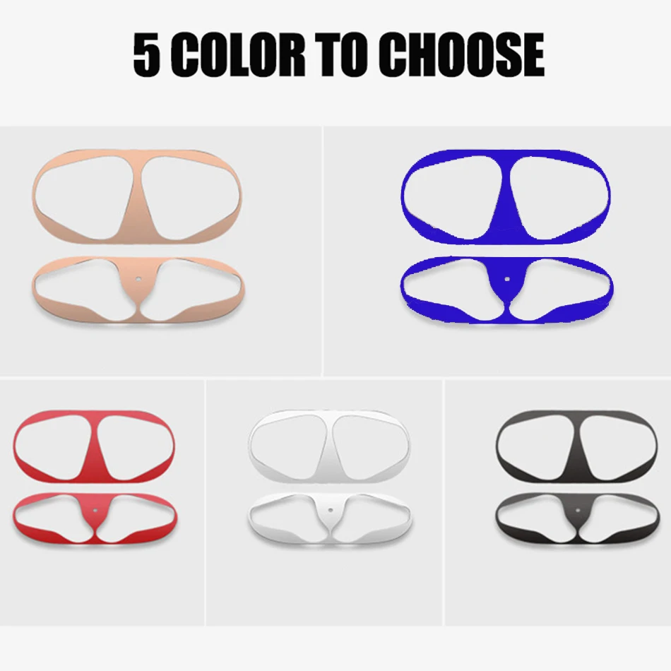 2019 Metal Dust Guard Sticker For Apple AirPods Ultra-Thin Accessory Protective Dust-proof Skin Protection | Электроника