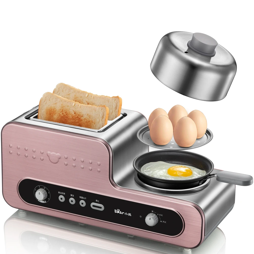 Kaufen 220V Haushalt Multifunktionale Brot Toaster Automatische Toast Kochen Werkzeug Frühstück Maschine Pfanne Ei Kessel EU/AU/UK