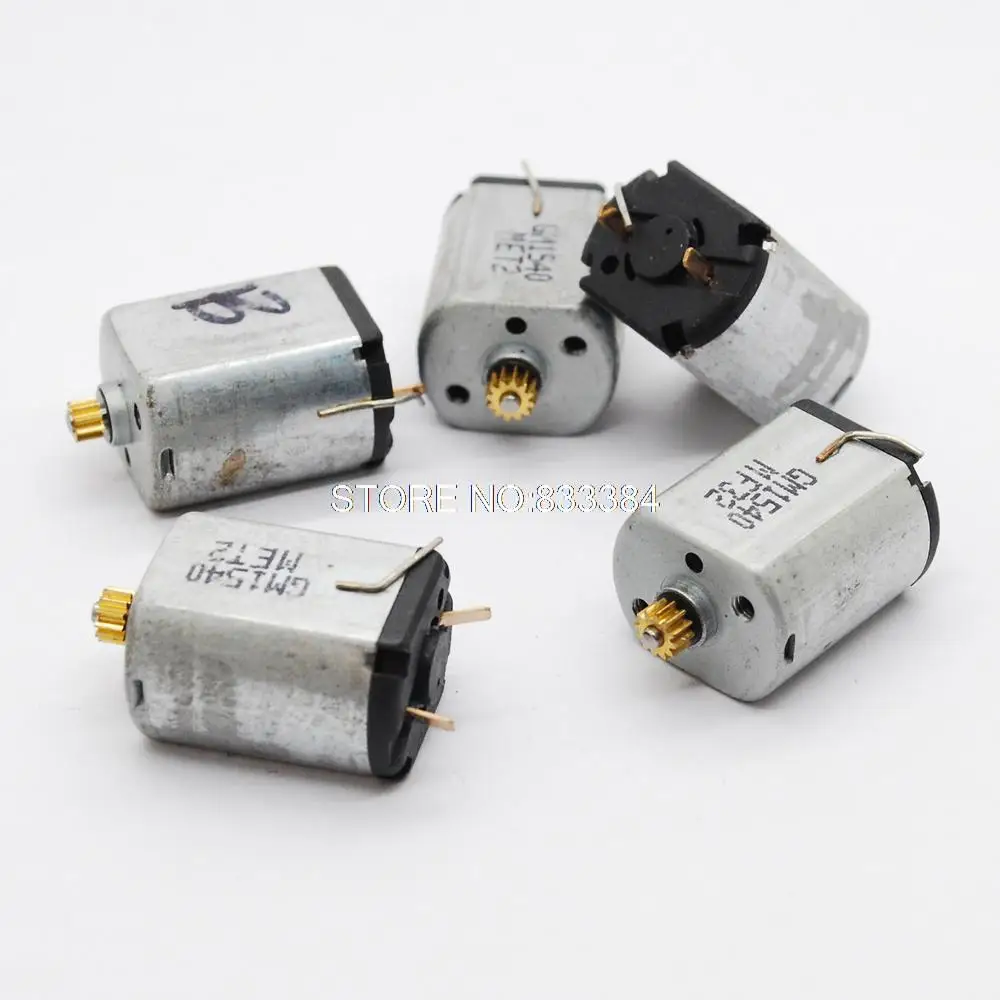 5PCS micro DC motor 4.5V 130mA 16000RPM with copper gear | Обустройство дома