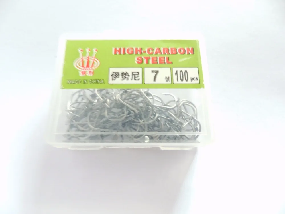 Розница 100 шт./корт. 1 #-11 # рыболовные крючки из высокоуглеродистой стали для ловли
