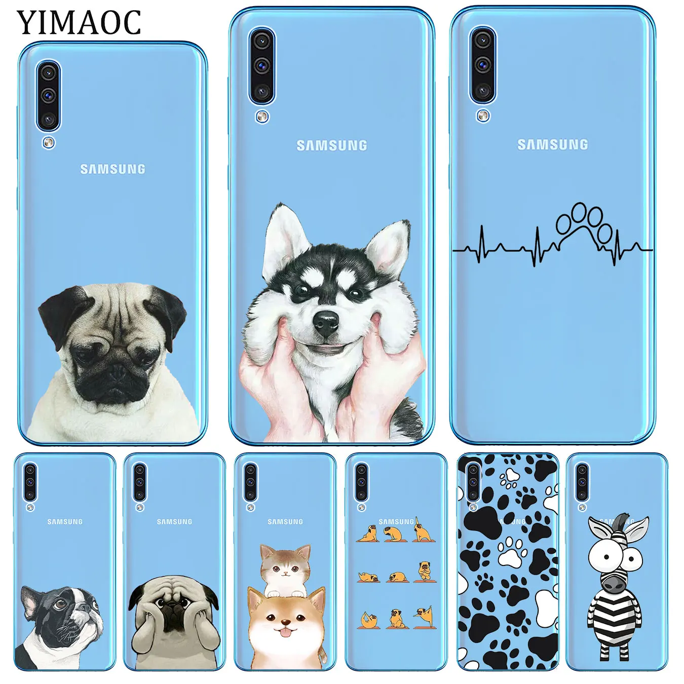 Мягкий силиконовый чехол для Samsung Galaxy A70 A60 A50 A40 A30 A20 A10 M10 M20 M30 M40 A20E|Бамперы| |