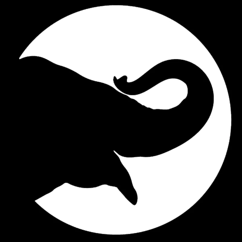 Human Asia African Elephant Cravous Port of Hong Kong Car Model Bumper Sticker Vinyl Decals | Автомобили и мотоциклы