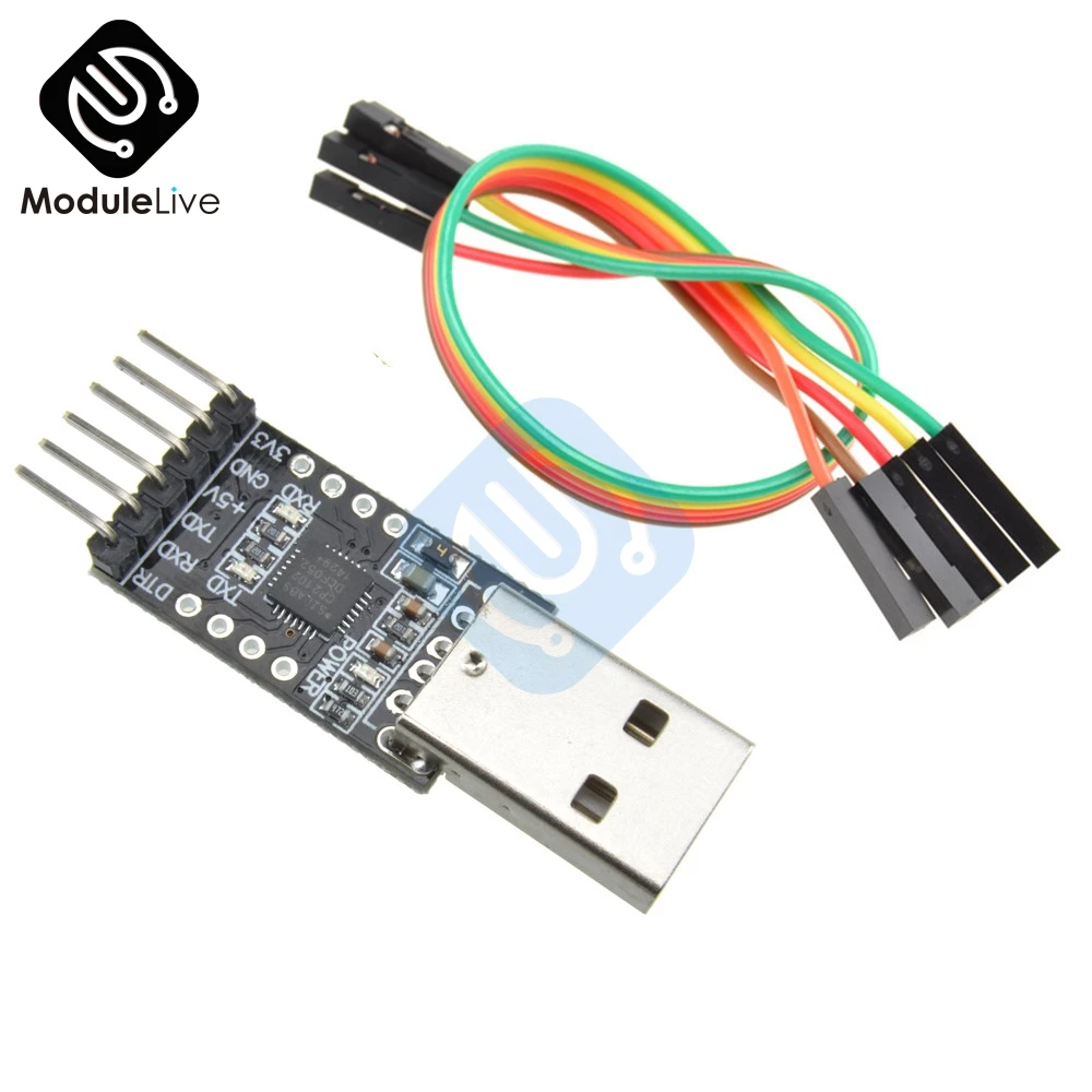 Модуль CP2102 USB 2 0 в TTL UART для Arduino 6Pin последовательный преобразователь STC заменяет