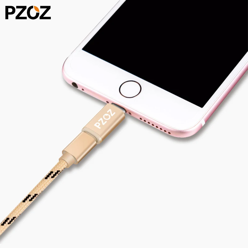 PZOZ Micro USB гнездовой разъем для iphone 8 Pin мужской адаптер синхронизации и зарядки Iphone