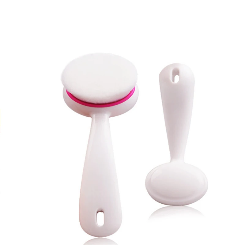 Мягкая ручная силиконовая щетка для чистки лица PBT массажный мини-очиститель