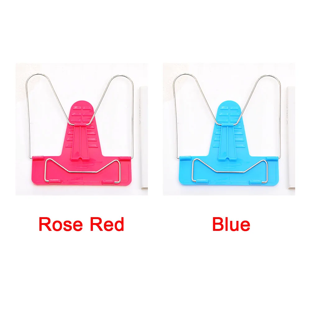1 Pcs Bookends Portable Foldable Adjustable Reading Bookends book holder Document Holder Base Reading Book Holder office school