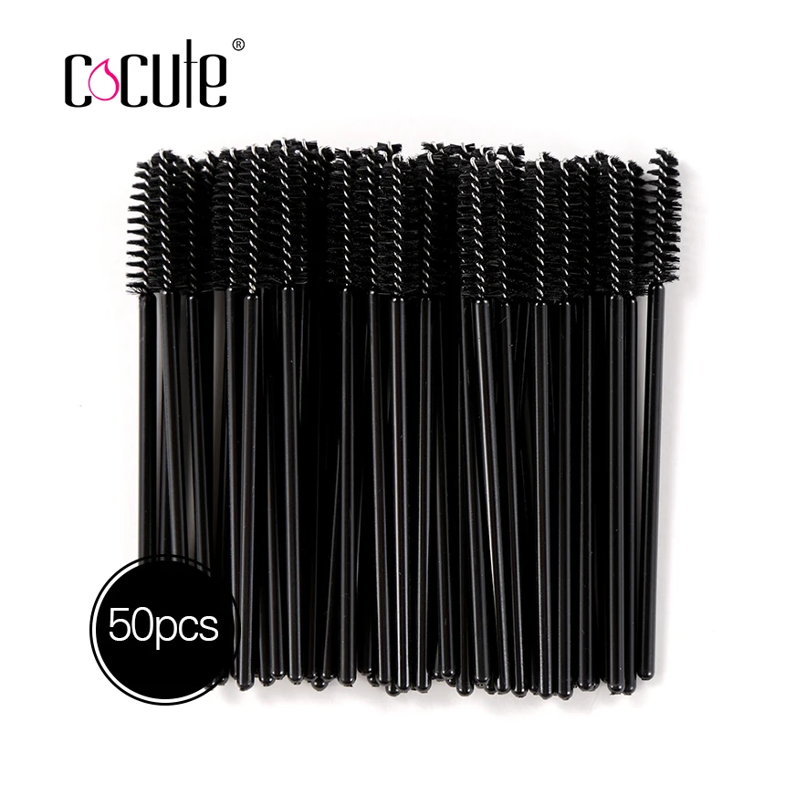 Одноразовые Косметические палочки для туши ресниц 4 цвета 50 цветов|disposable eyelash