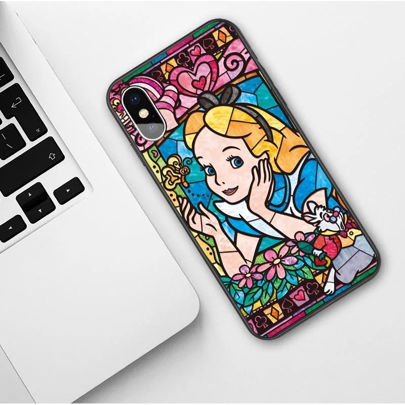 Мягкий силиконовый чехол для телефона Disneys с рисунком стежка для iPhone 7 7Plus 6 6splus 8 8 Plus X 5 5S SE XS MAX XR черный чехол