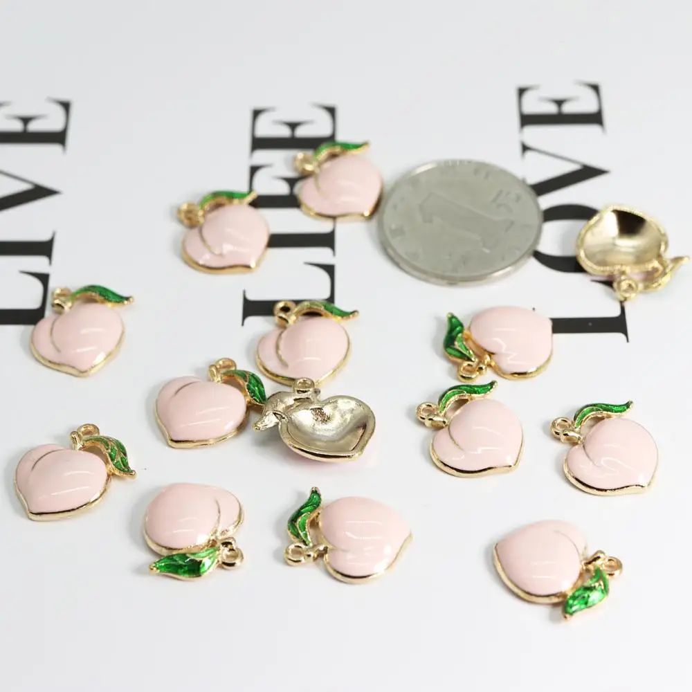 20 шт. эмалированные подвески в виде фруктов | Украшения и аксессуары