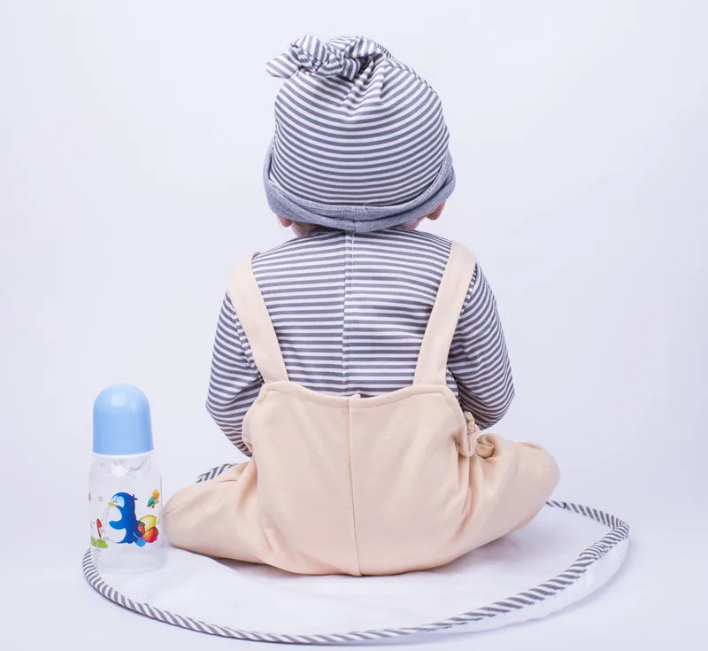 Кукла реборн виниловая для мальчиков Реалистичная милая кукла новорожденных