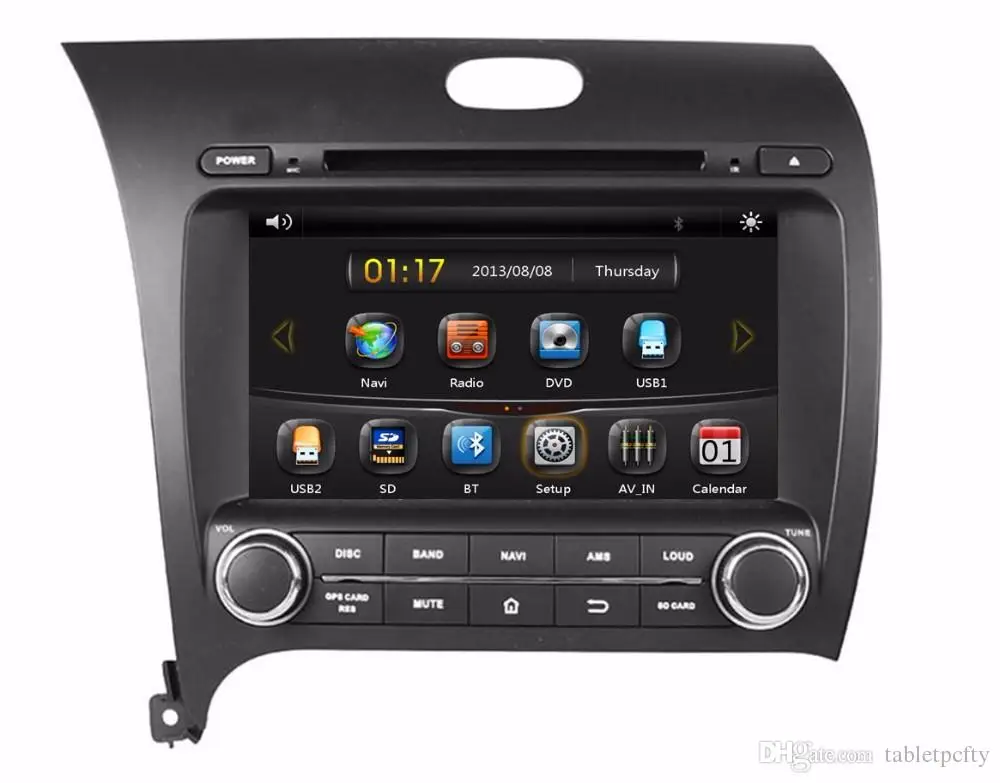 Автомобильный DVD плеер 8 &quotс GPS(opt.) USB/SD AUX BT/TV аудио Радио стерео головное