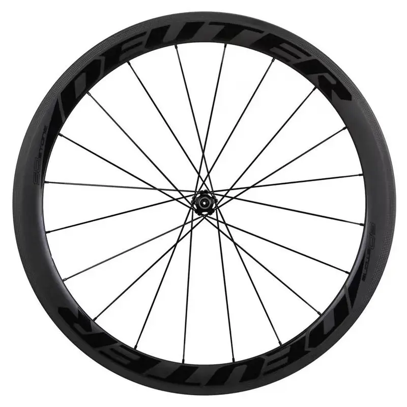 Новейший 700C clincher набор колес для карбонового дорожного велосипеда 50 мм ультра-светильник колеса для шоссейного велосипеда 11 скоростей гоночная открытая велосипедная часть - Цвет: black 50mm