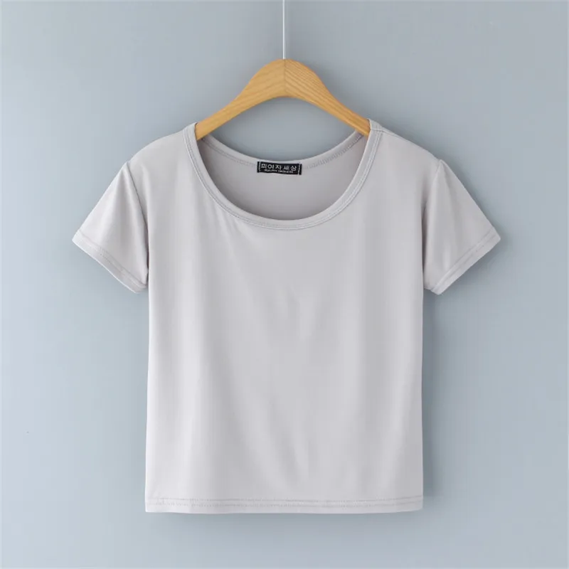 2018 Новый Для женщин культур топ полосатая футболка Топы с коротким рукавом И