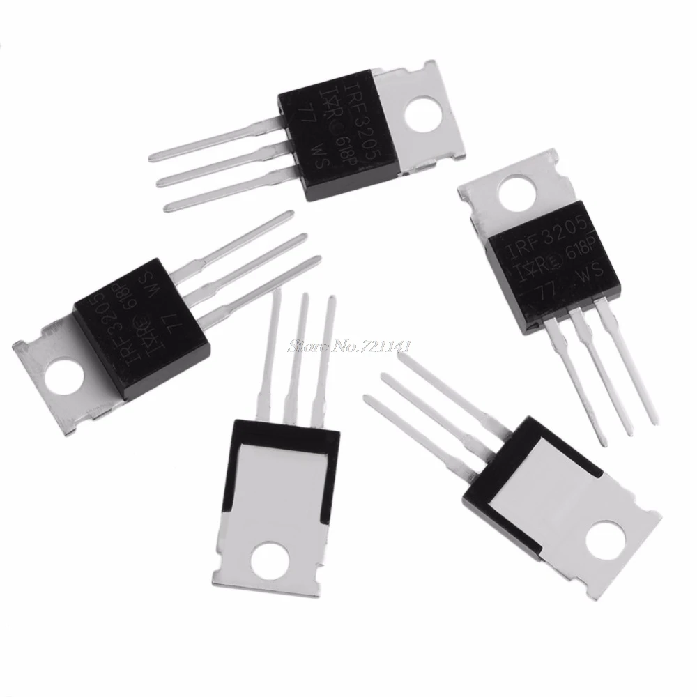 5 шт. Мощный транзистор IRF3205 полевой эффект IRF3205PBF TO 220 трубка MOSFET новинка Прямая