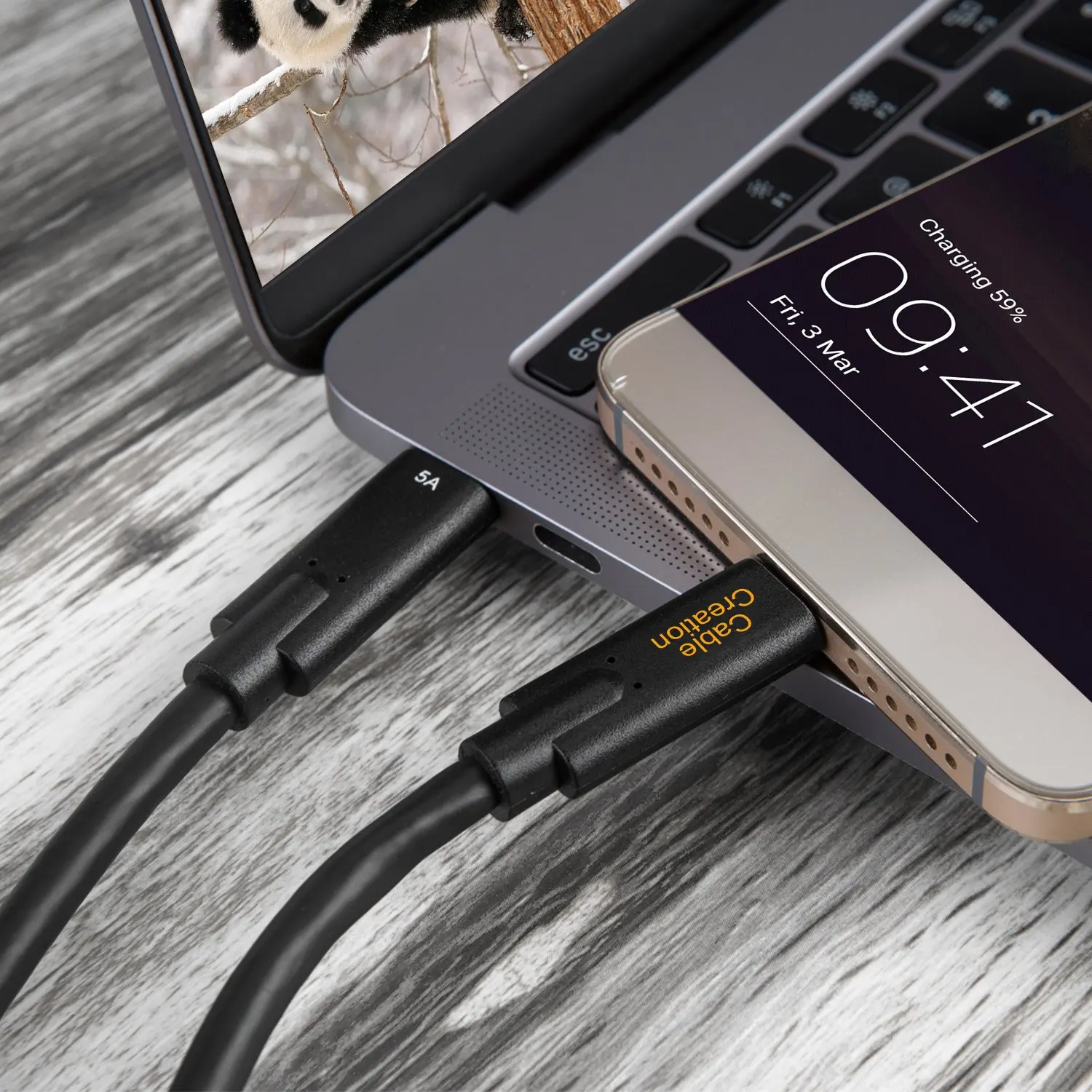 Кабель USB C Gen 2 (100 Вт/5А) JORINDO 3 1 SuperSpeed 10 Гбит/с Type зарядный шнур совместимый с MacBook