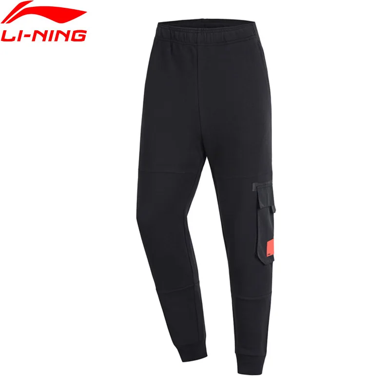 (Код Break) Li Ning мужские баскетбольные брюки BAD FIVE обычные подходят 66% хлопок 34%