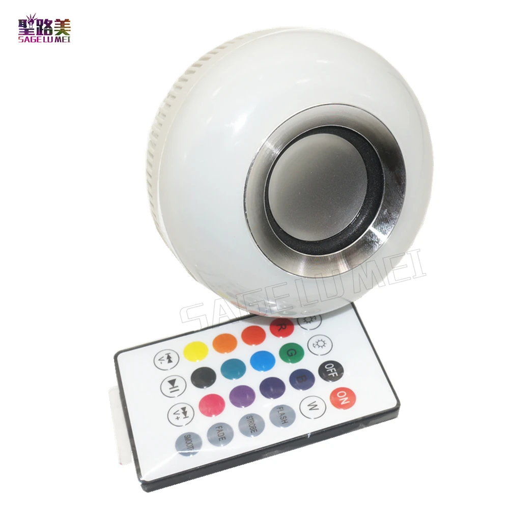 Беспроводной bluetooth-динамик E27 Smart RGB RGBW светодиодный светильник с регулируемой