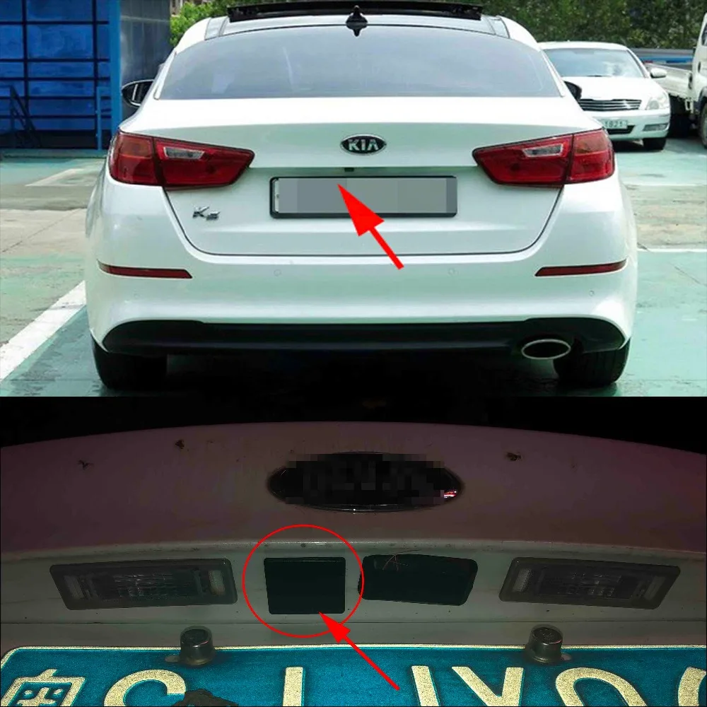 AUTONET HD камера заднего вида ночного видения для Kia Optima K5 2011 2012 2013 Оригинальная камера с отверстием/номерной знак