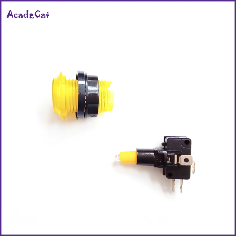 Бесплатная доставка 5V/12V аркада со светодиодной подсветкой кнопок 5 цветов для MAME