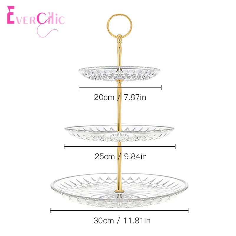 Европейская трехслойная подставка для торта свадьба день рождения гостиничный