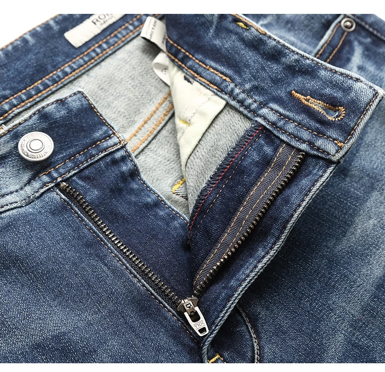 JackJones мужские осенние Стрейчевые зауженные укороченные джинсы модные брюки мужская одежда 218332542 219232506
