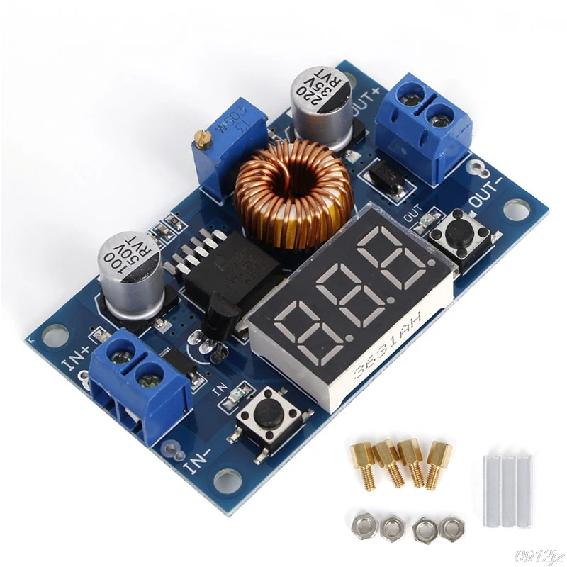 

Adjustable 5A 75W XL4015E High Power DC-DC Converter Step Down Module with Voltage Display