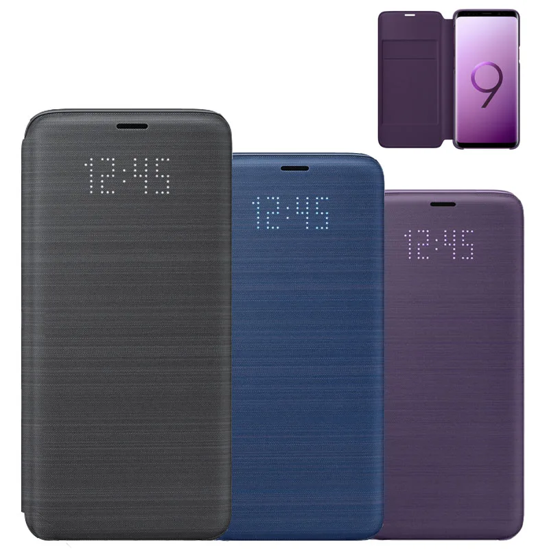 Samsung светодиодный умный чехол для телефона, чехол для samsung Galaxy S9 G9600 S9+ S9 Plus G9650 S9Plus, защитный чехол для телефона