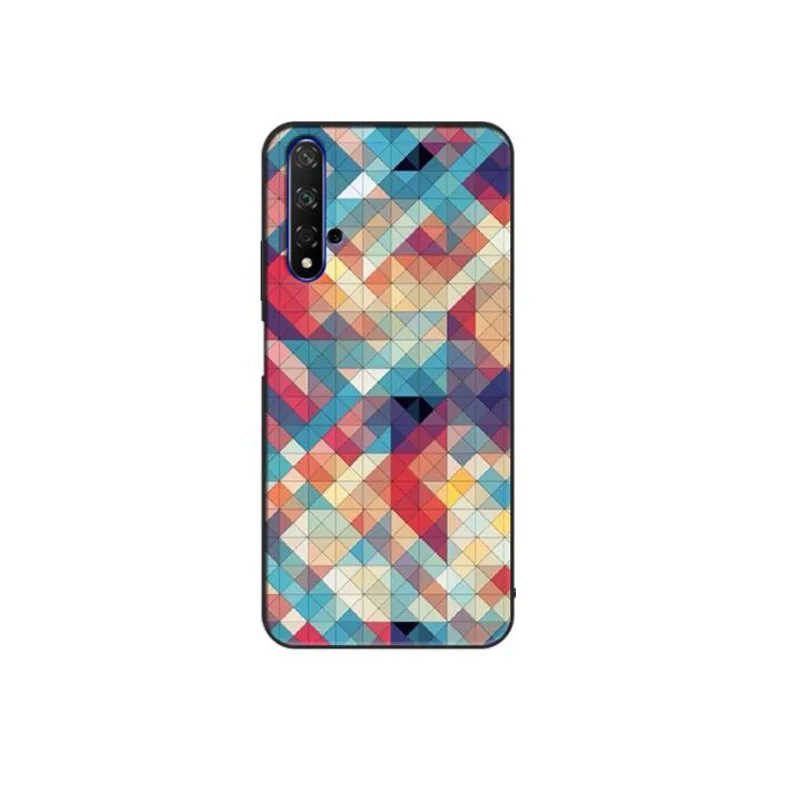 Чехол для Huawei Honor 20 мягкий силиконовый чехол накладка из ТПУ с рисунком lite Pro