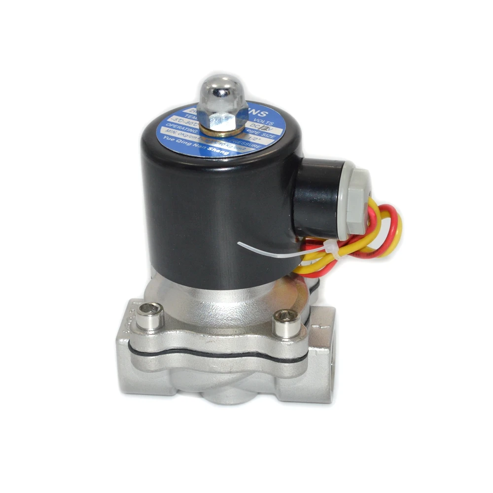 

DN8 - DN20 304 Stainless Steel Normally Closed Electric Solenoid Valve AC220V,DC12V/24V
