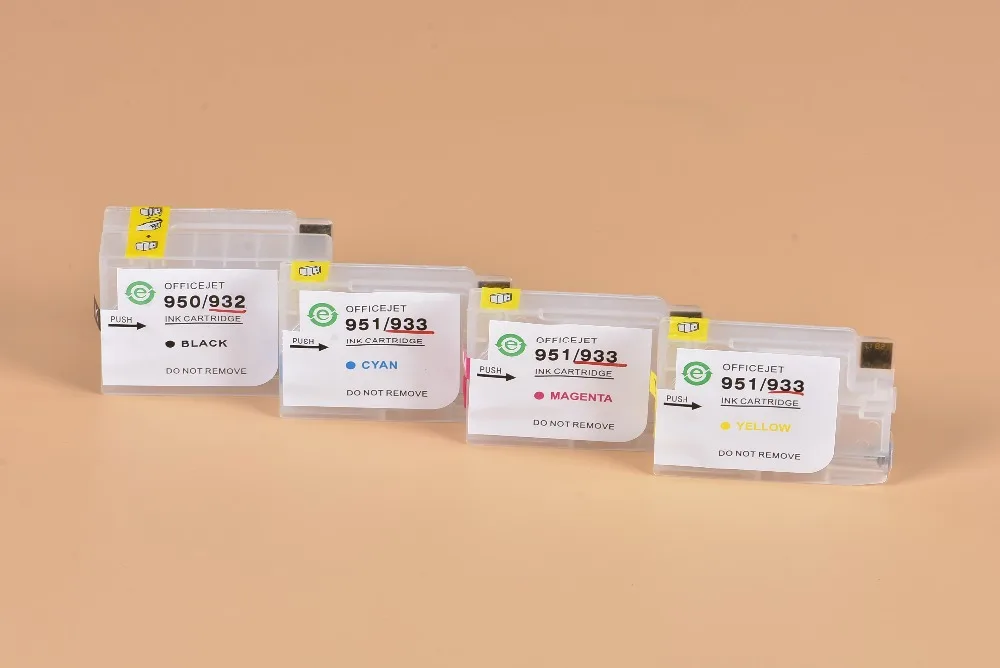 932 933 многоразового картридж для HP Officejet Pro 6100 6600 6700 7100 7610 принтера с чипом АРК |