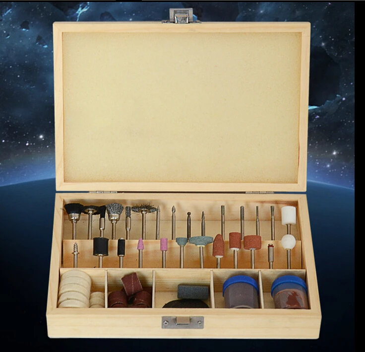 Бесплатная доставка 100 шт. набор вращающихся инструментов Dremel Набор бит подходит