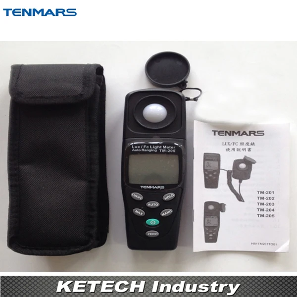 

TENMARS TM-205 Digital Light Meter with Overload Low Battery Indication