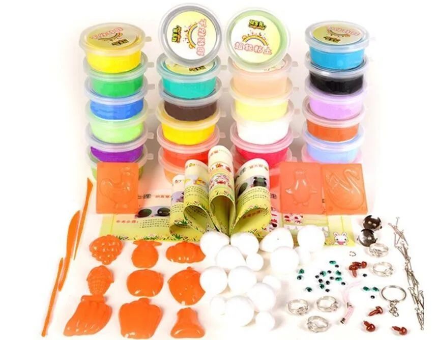

free shipping 24 color 20g Plasticine colored clay children's toys Fimo Polymer Clay diy model toys Soft Clay