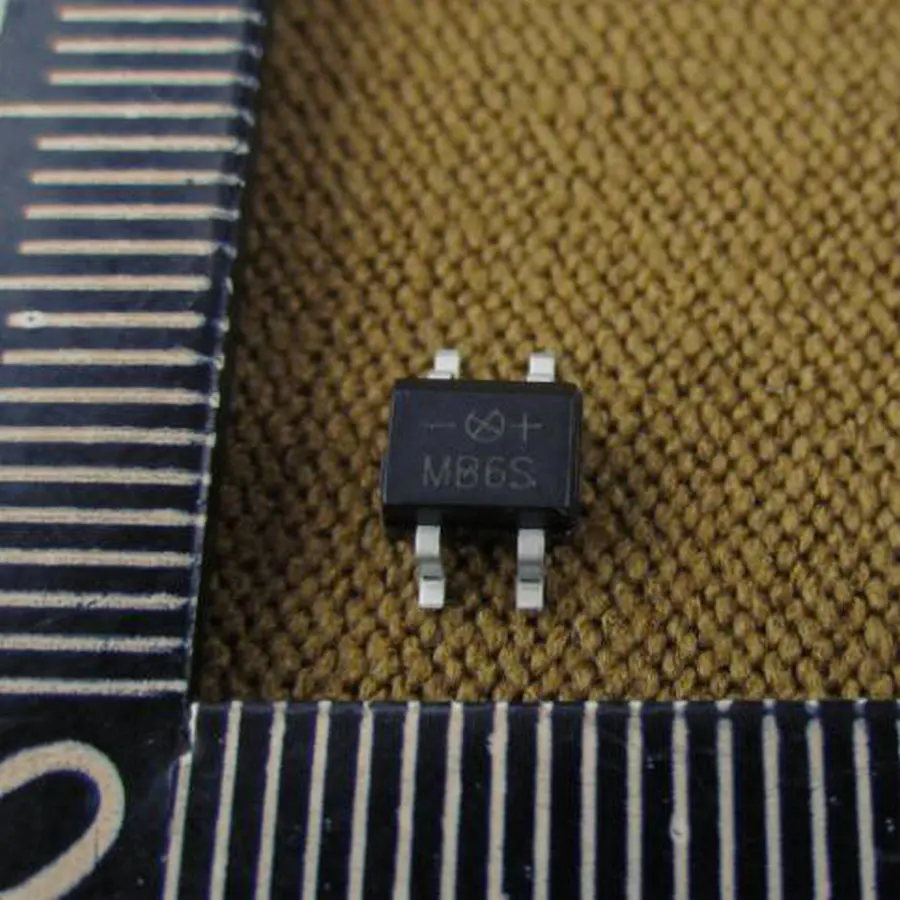 100 шт. SMD MB6S 0.5A 600 В однофазных диодный выпрямительный мост СОП-4 | Электронные