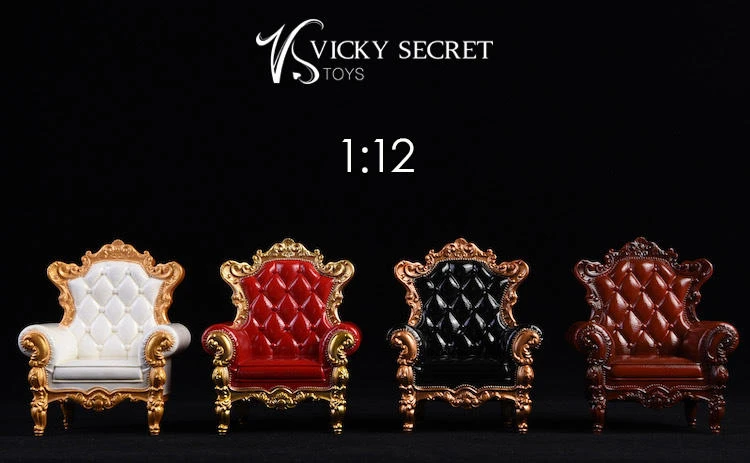 Диван модель игрушки коллекция VSTOYS 1/12 Королевский одиночный диван модель 19XG42 Европейский стул в стиле ретро F 6 ''FigureDoll