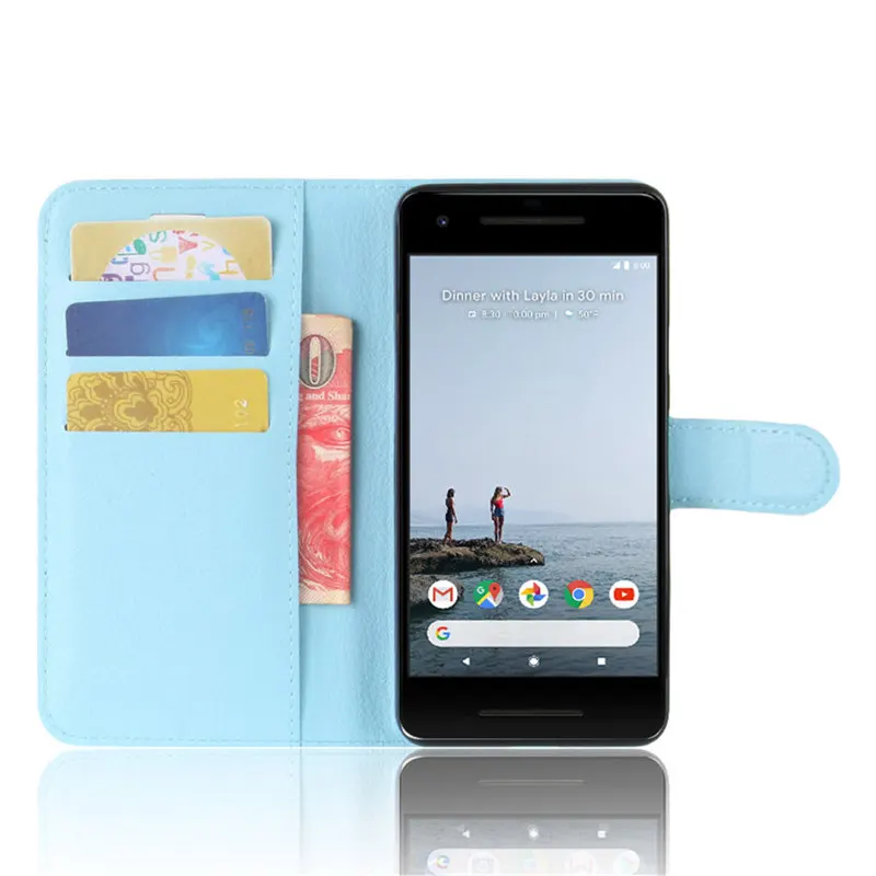 Google Pixel 2 Чехол из искусственной кожи с функцией защиты от ударов для чехол