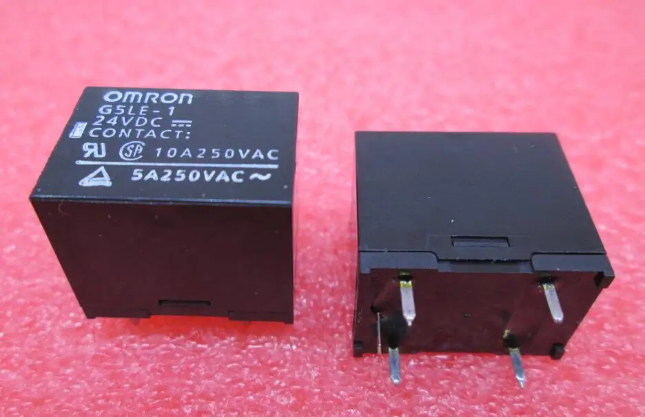 Горячая новинка реле G5LE 1 24VDC G5LE1 DC24V 5A DIP5 10 шт./лот|omron thermostat|omron my2omron pedometer |