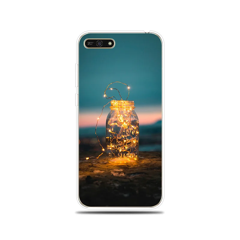Glowing Bottles Patterned Silicone Phone Case For Huawei Honor 5A 6X 7X 7A Pro 7C 7S 8C 8X Soft Cover 8 9 10 Lite |