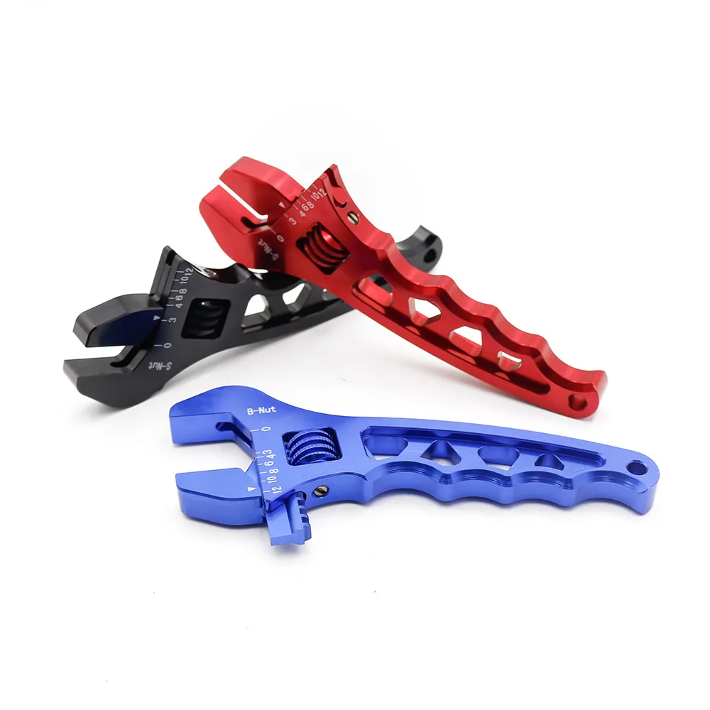 CNSPEED Adjustable AN Aluminum WRENCH HOSE Fitting tool aluminum spanner AN3-AN12 tools YC100723 |