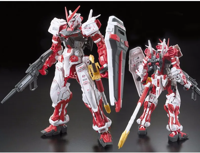 Аниме bandai мобильный Костюм Япония RG 1/144 Gundam сбивается с пути красная рамка MBF-P02 модель Собранный робот фигурка gunpla горячие детские игрушки