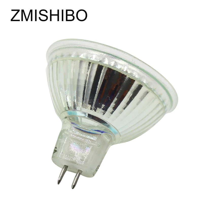 Zmisibo стеклянная Светодиодная лампа MR16 GU5.3 220 240 В 3 5 Вт 60LED 50 см диаметр формы чашки