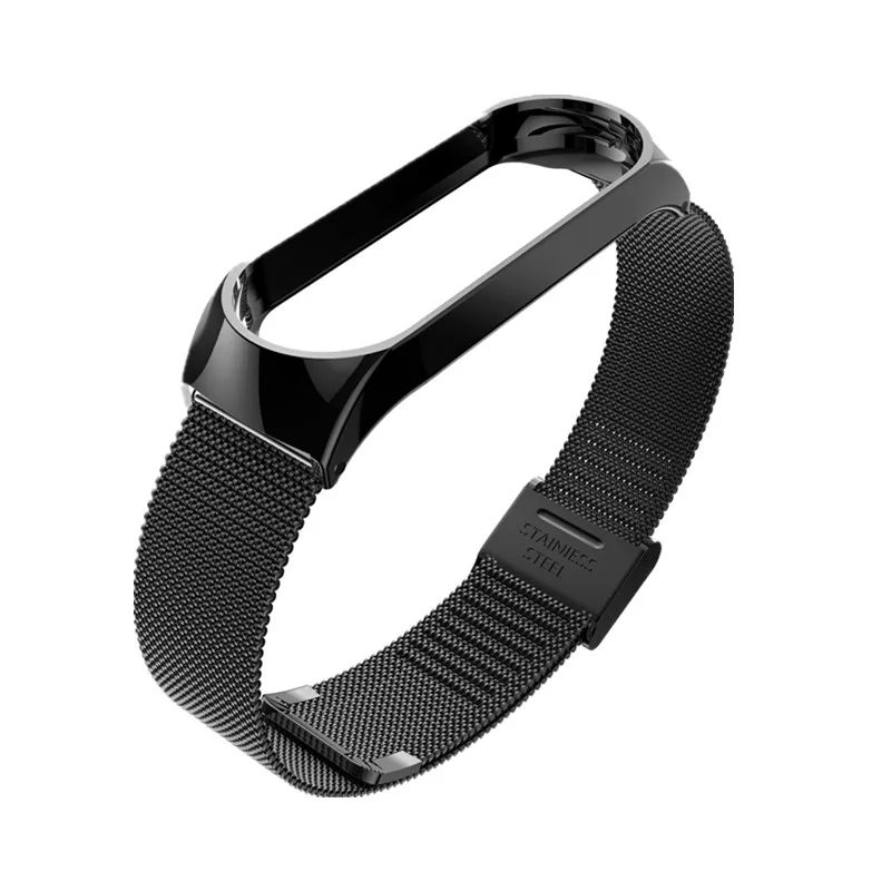 Браслет mi Band 4 3 металлический Безвинтовой браслет из нержавеющей стали для Xiaomi mi Band 3 4 ремешок на запястье Pulseira напульсники mi band 3 4