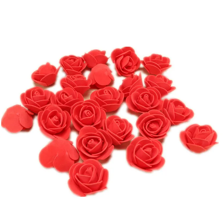 100pcs beige red Сделай Сам игрушка для рукоделия белая пена медведь пенополистирол пенопласт моделирование розовый медведь эмбрион пена сердечник подарок на день Святого Валентина - Цвет: 100pcs beige red