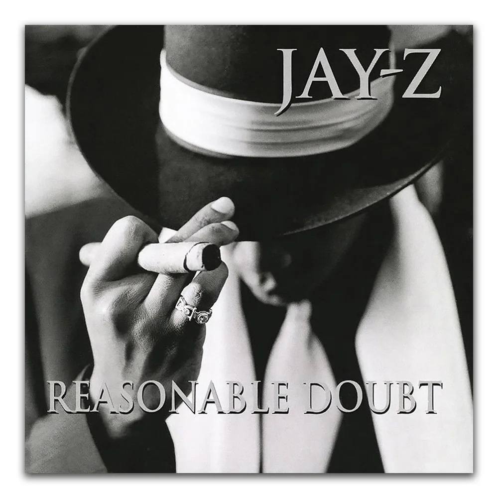 Z0387 Posters and Prints Jay Z Reasonable Doubt Album JAY-Z Hip Hop Music Art Poster Canvas Painting Home Decor | Дом и сад